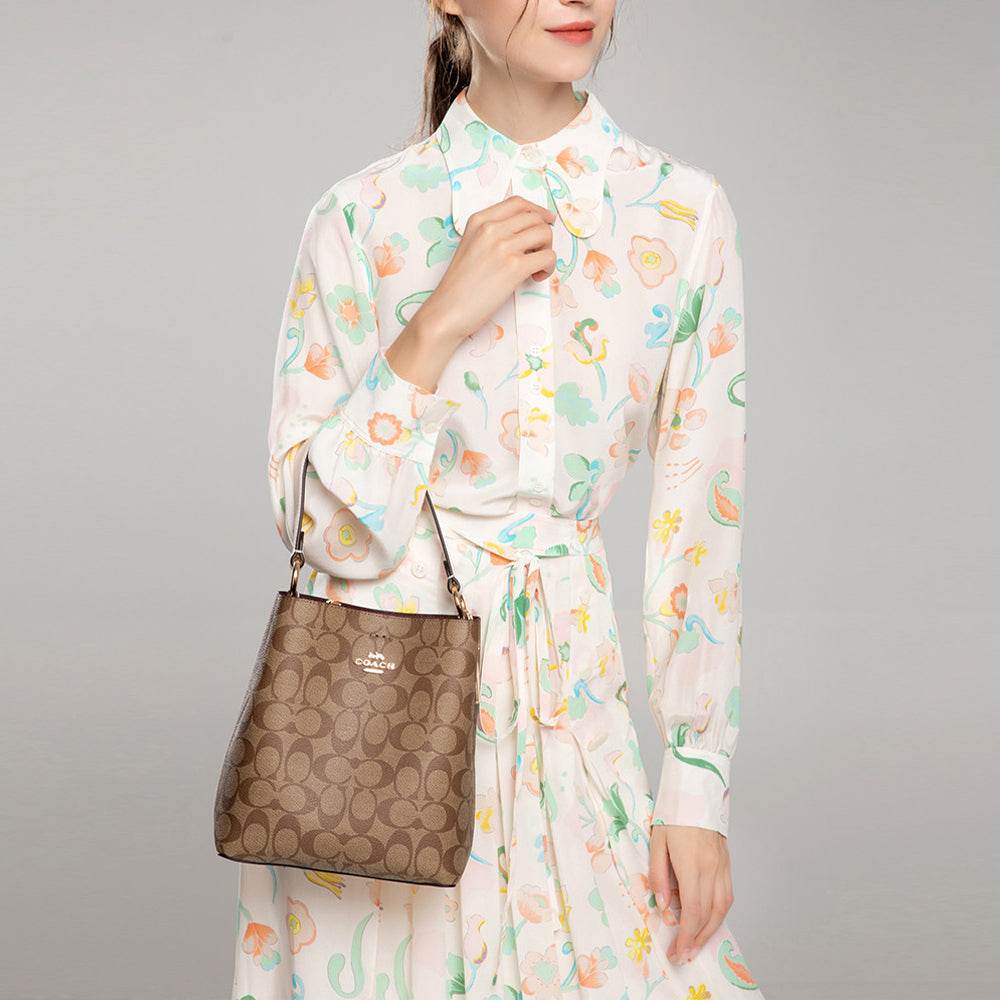 Сумка женская Coach Town 21 Old Flower Canvas - Boxette Shop