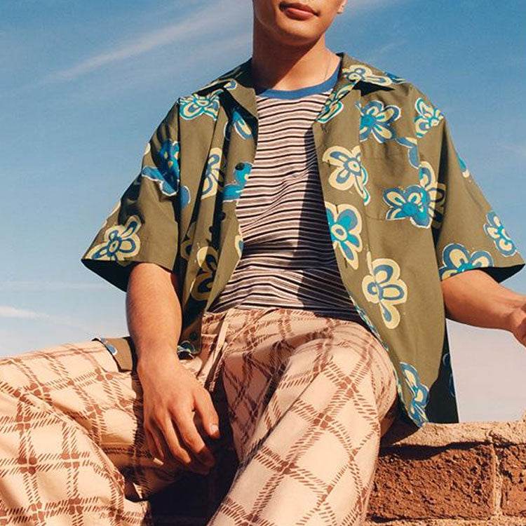 Рубашка мужская Uniqlo x marni joint ss22 - Boxette Shop