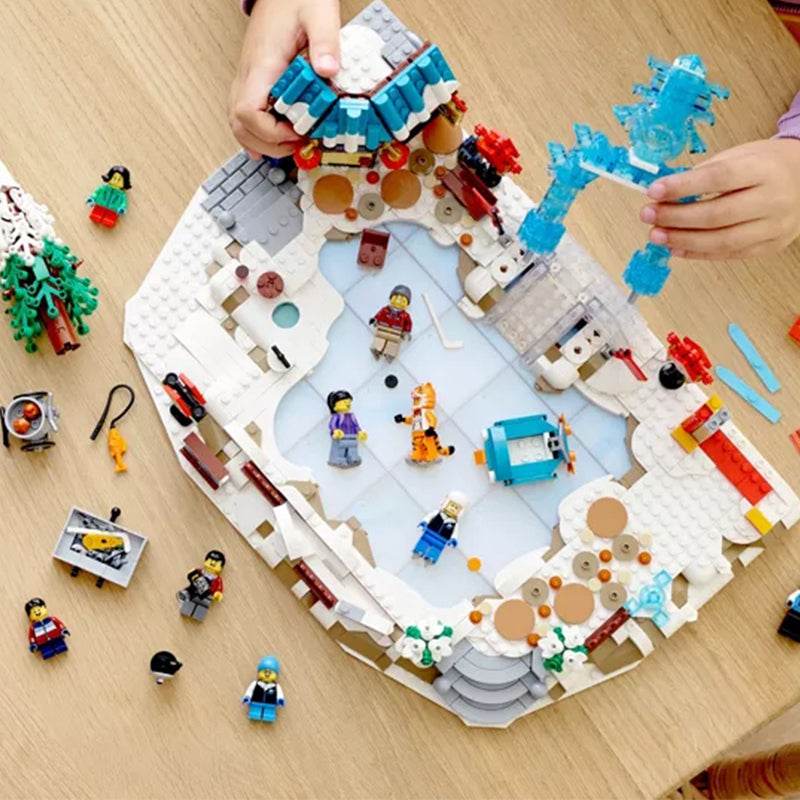 Конструктор LEGO Новогодняя коллекция: Ледяные здания (80109) - Boxette Shop
