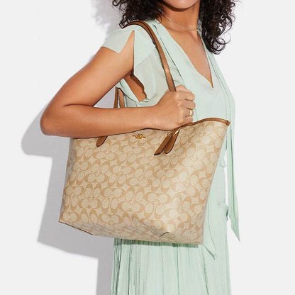 Сумка женская Coach City 33 Snap Button Old Flower - Boxette Shop