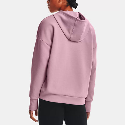 Under armour andromeda summit knit hooded training sweatshirt women's pink