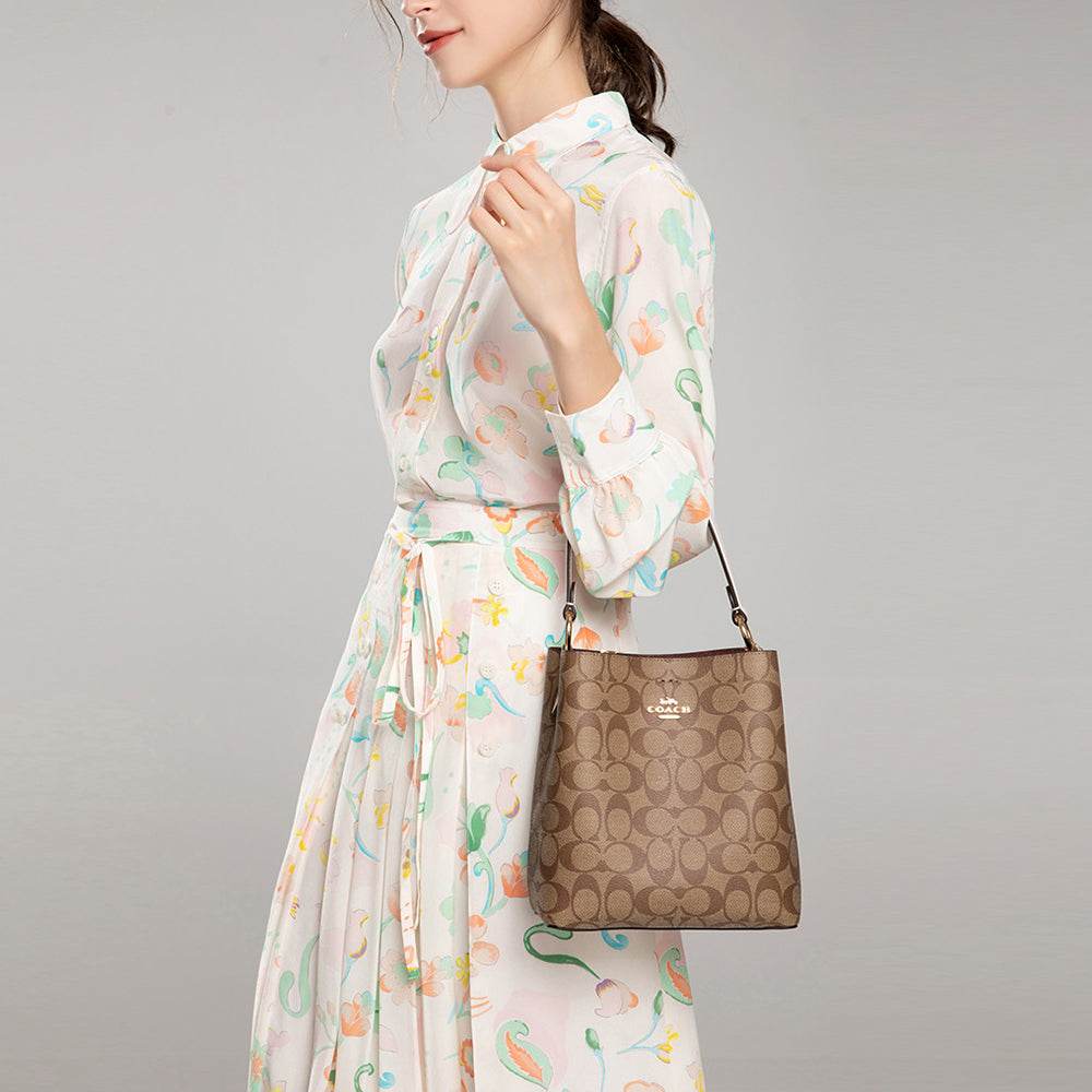 Сумка женская Coach Town 21 Old Flower Canvas - Boxette Shop