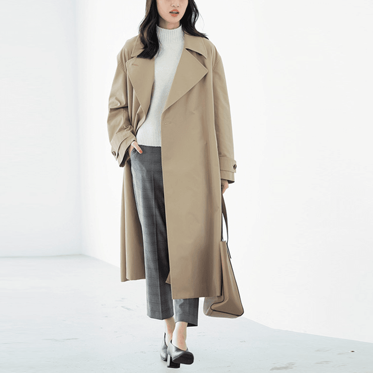 Плащ женский Uniqlo U Collection Colour Belt Detail - Boxette Shop