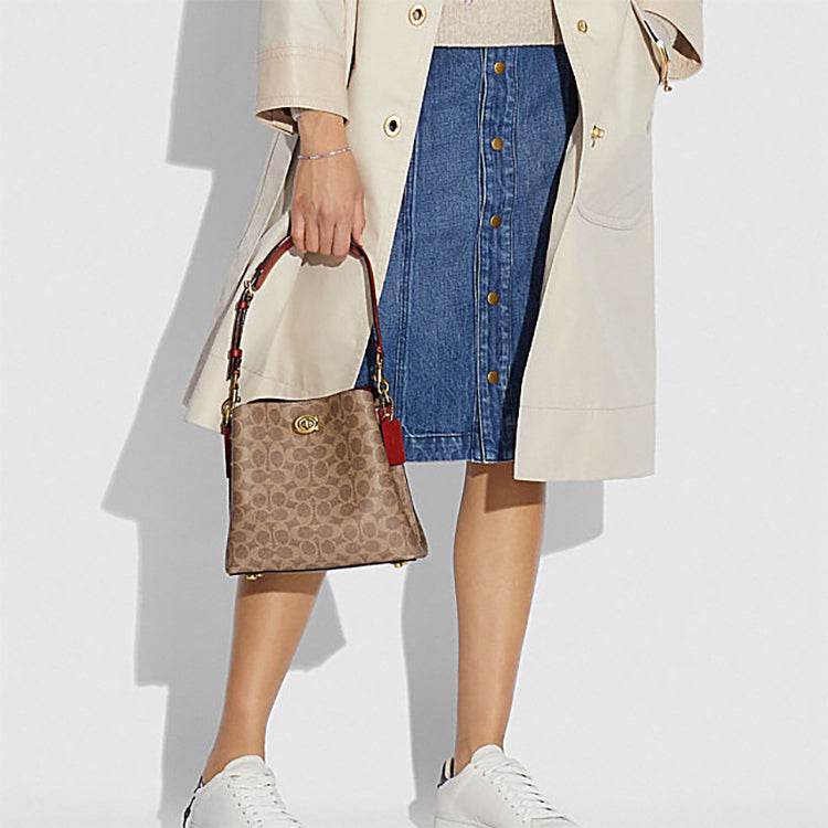 Сумка женская Coach Willow 22 Bucket Leather S - Boxette Shop