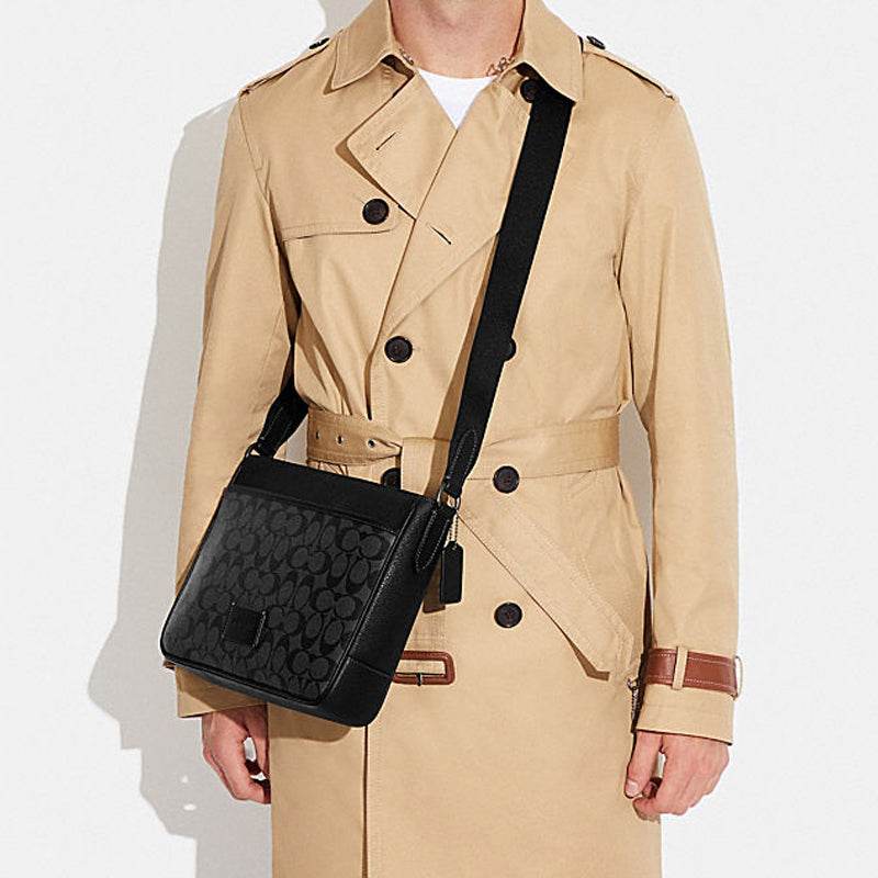 Сумка мужская Coach District 30 Old Flower Closure Pvc - Boxette Shop