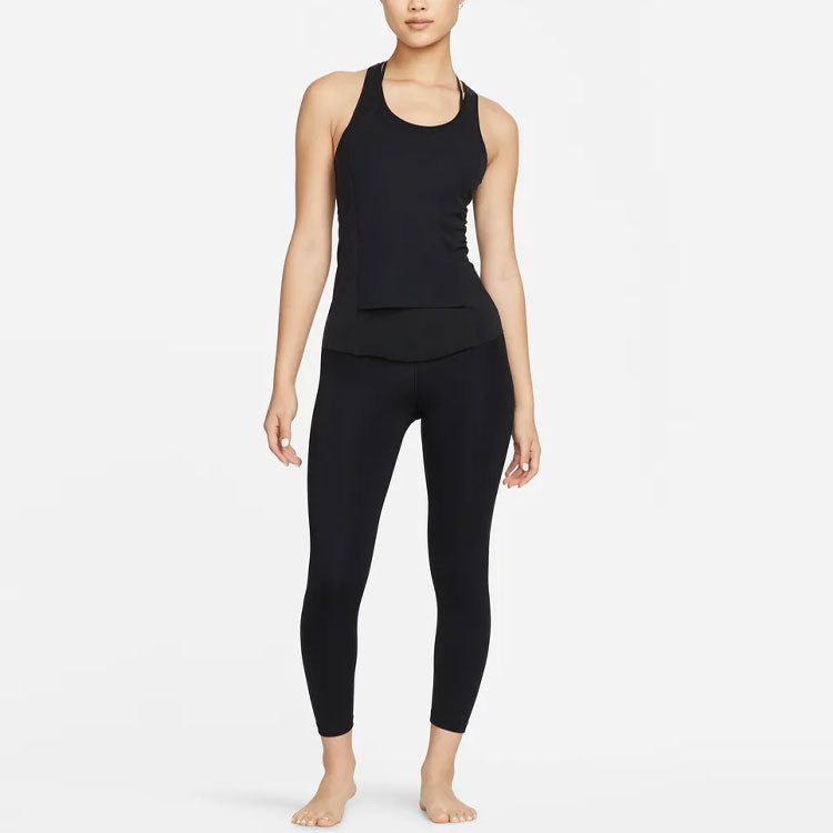 Nike Yoga Dri-FIT Luxe Ribbed ayollar sport tanki