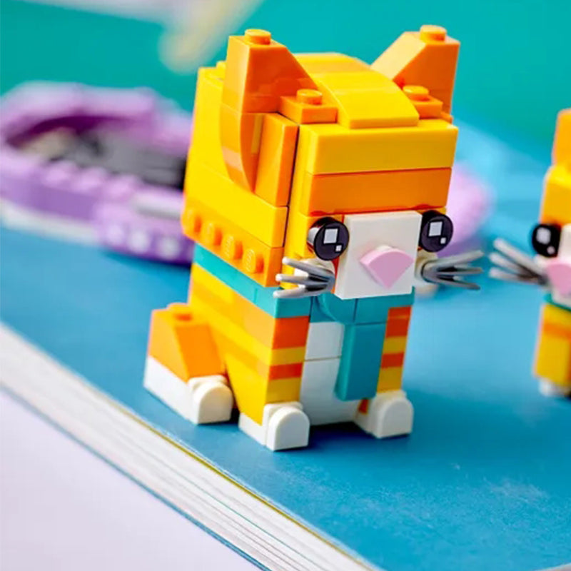 LEGO kvadrat boshli sariq yo'lbars (40480)