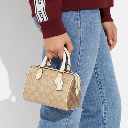 Сумка женская Coach Rowan 18 Classic Old Flower Zip - Boxette Shop