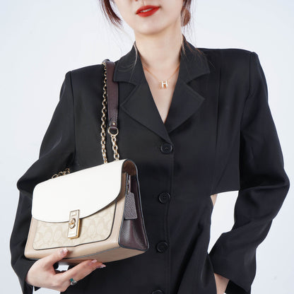 Сумка женская Coach Lane 26 Old Flower Patchwork Canvas - Boxette Shop