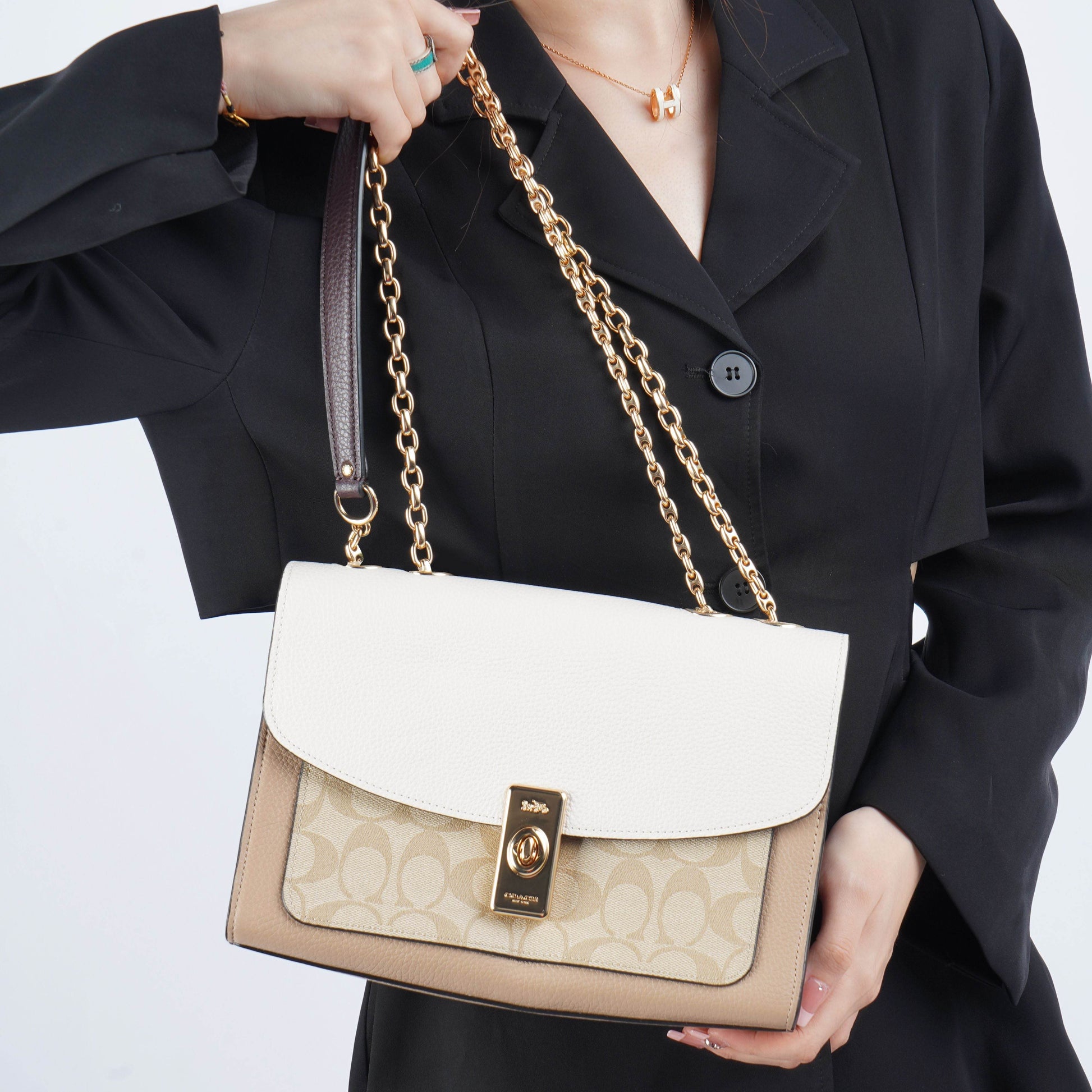 Сумка женская Coach Lane 26 Old Flower Patchwork Canvas - Boxette Shop