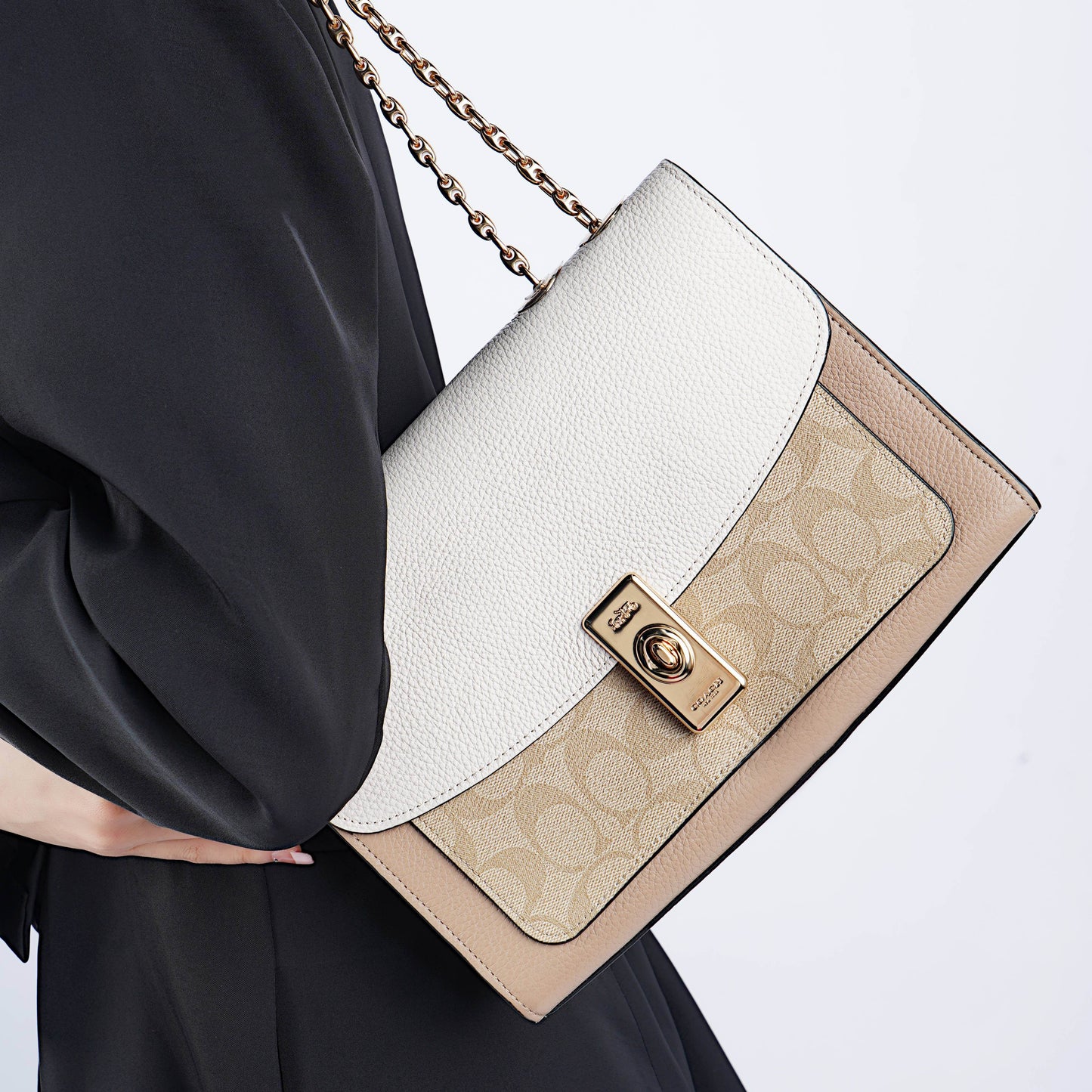 Сумка женская Coach Lane 26 Old Flower Patchwork Canvas - Boxette Shop