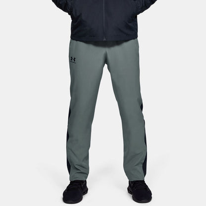 Under armour сплошной цвет лоскутное винтаж прямой случайные длинные трикотажные толстовки мужские серый