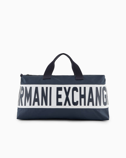 Armani Exchange Max logotipi sayohat sumkasi