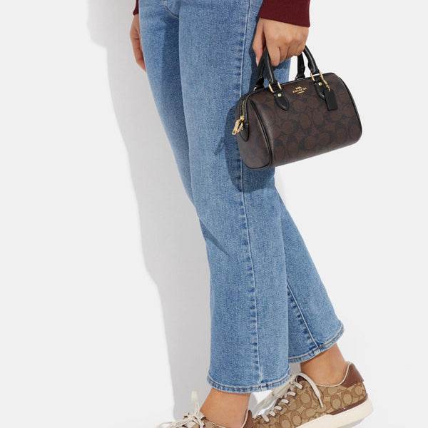 Сумка женская Coach Rowan 18 Classic Old Flower Zip - Boxette Shop