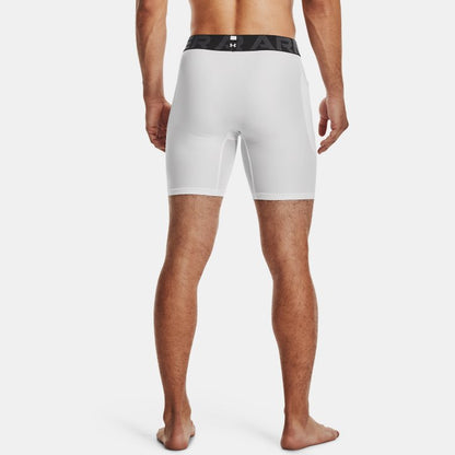 Спортивные шорты under armour heatgear andromeda strong stretch training fitness sports shorts мужские белые