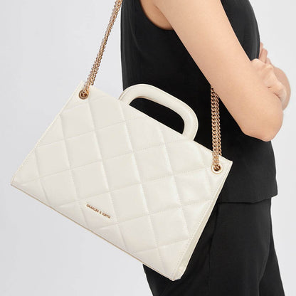 Сумка женская Charles&Keith Simple Diamond Chain - Boxette Shop