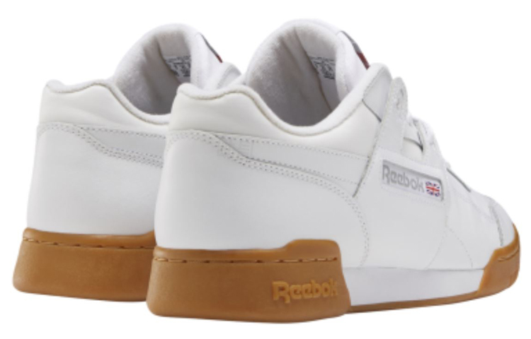 Reebok workout plus har kuni qulay bo'lgan oq jigarrang erkaklar shortlari