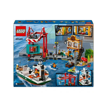 LEGO bandargohi va yuk kemasi (60422)