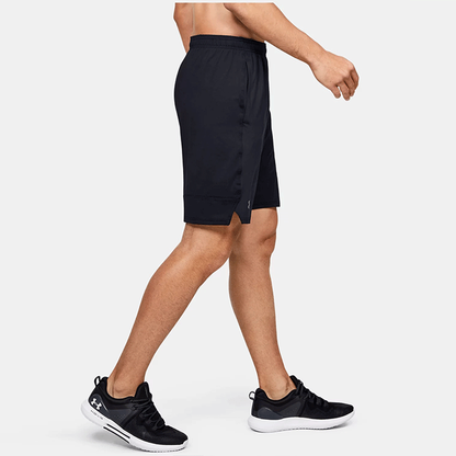 Under armour train stretch train training athletic loose fit shorts men's black