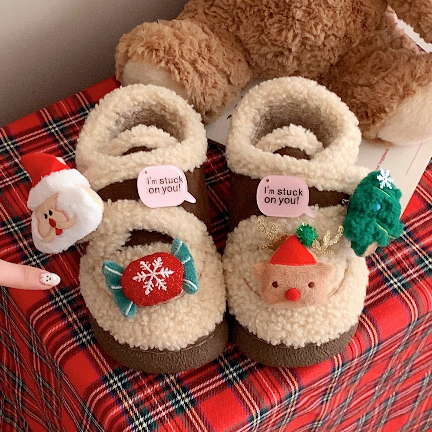 Тапочки детские Fuxi Santa Claus