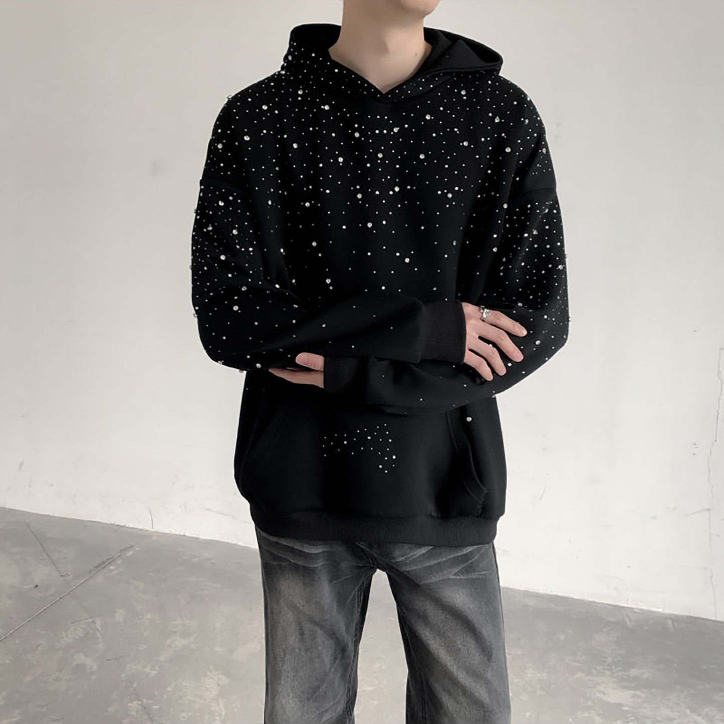 Erkaklar uchun HVGA High Street Creative kapshonli ko'ylagi