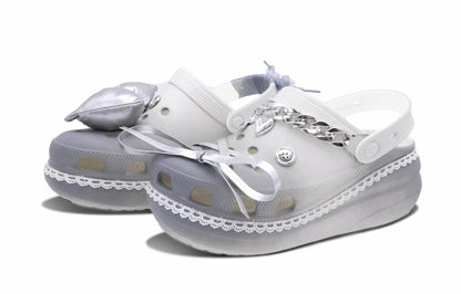 Шлепанцы Crocs Crush Clog Silver Mountain Spring - Boxette Shop