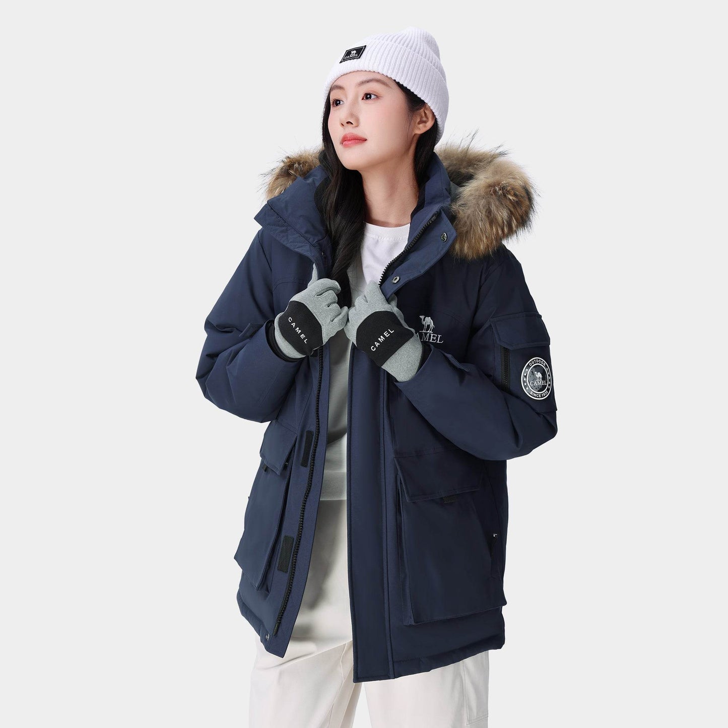 Пуховик Camel Warm Fleece Series Parker - Boxette Shop