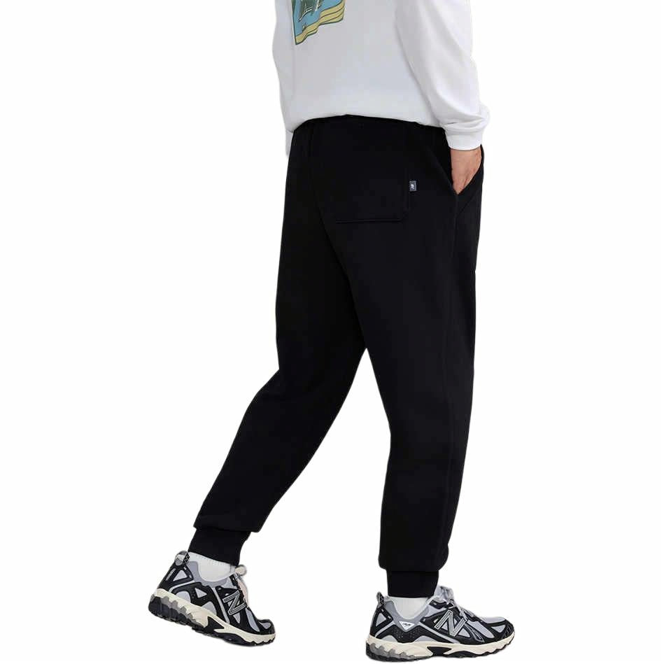 New Balance Qattiq rang elastik bel qulay moda kundalik shimlar erkaklar qora