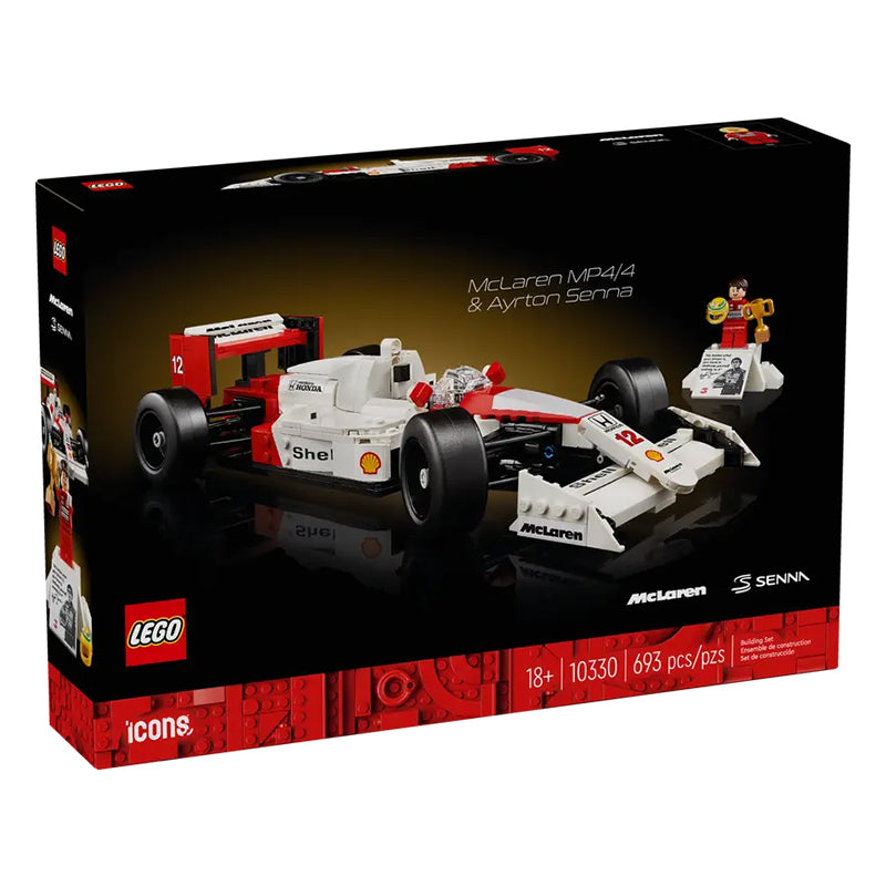 Ayrton Senna bilan LEGO McLaren MP4/4 F1 (10330)
