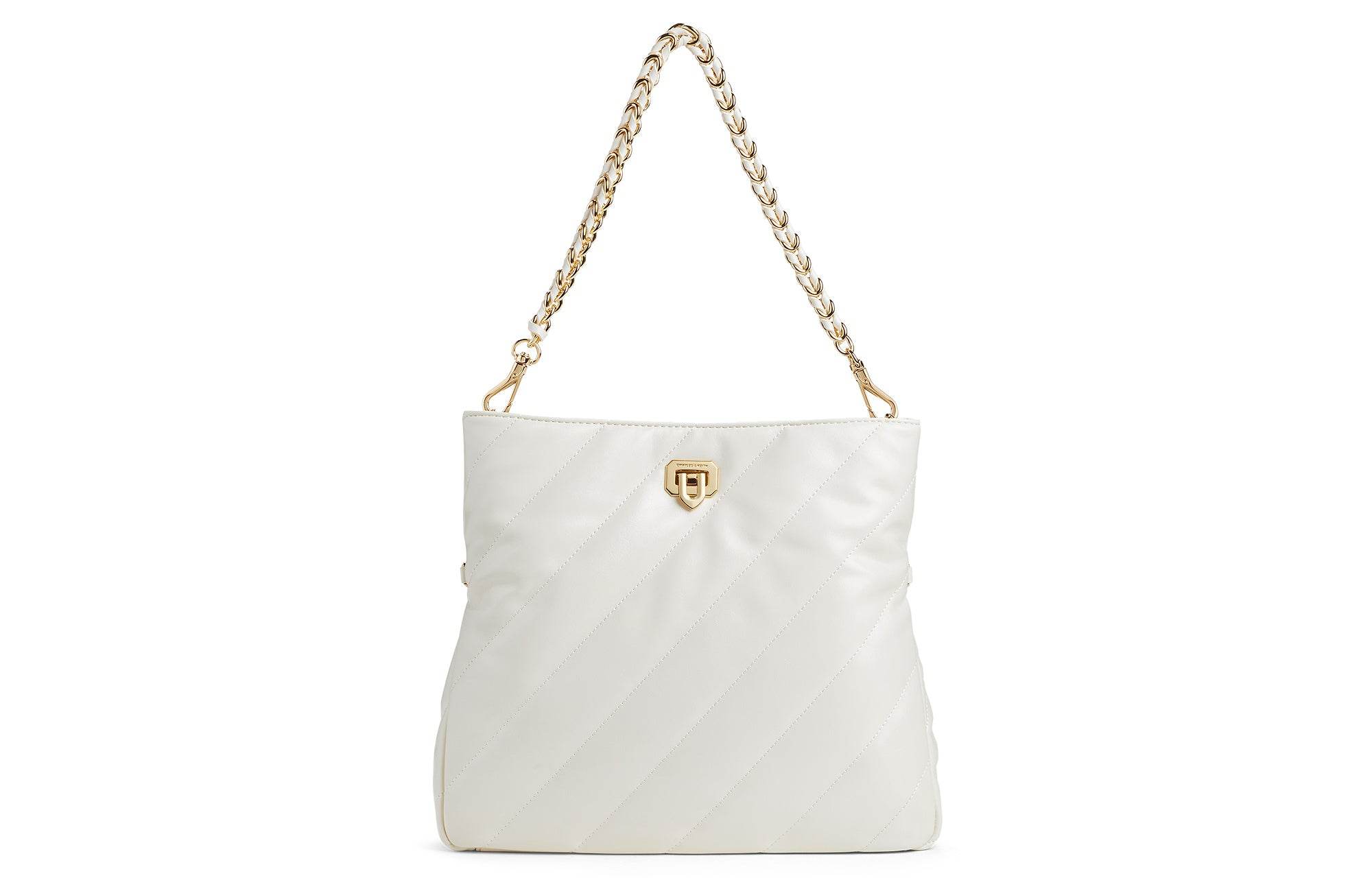 Сумка женская Charles&Keith Commuter Capacity Quilted Underarm - Boxette Shop