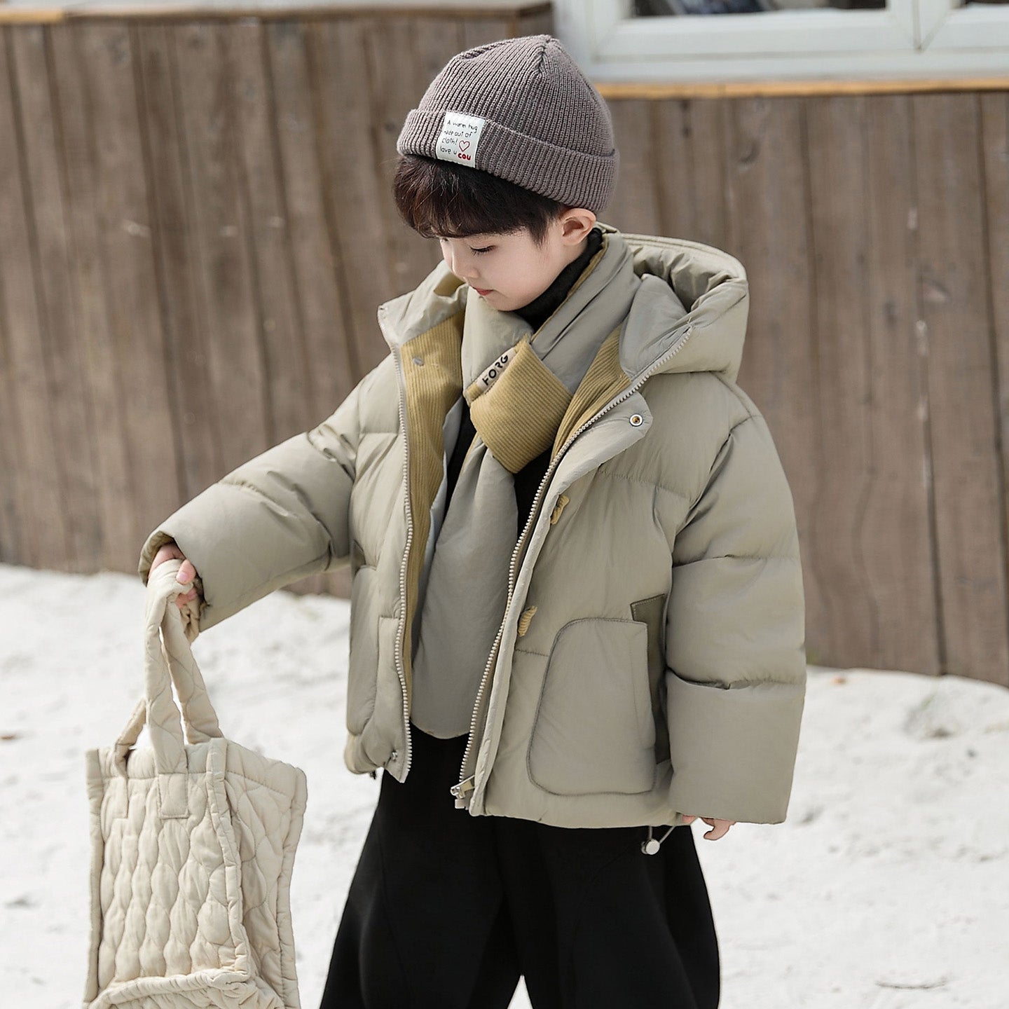Пуховик детский QIAO NI TONG