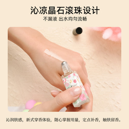 Cath kidston великобритания импортные ролл-на цветочные и фруктовые эфирные масла подарочный набор премиум печатных тройной парфюм тип духи ароматический эффект 5mlx5pcs/box