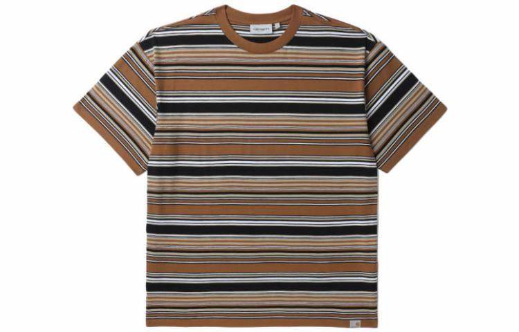 Футболка мужская Carhartt WIP striped crew neck - Boxette Shop