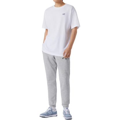 Erkaklar uchun yangi balans harfi bosma oddiy tortilgan trikotaj sport shimlari kulrang