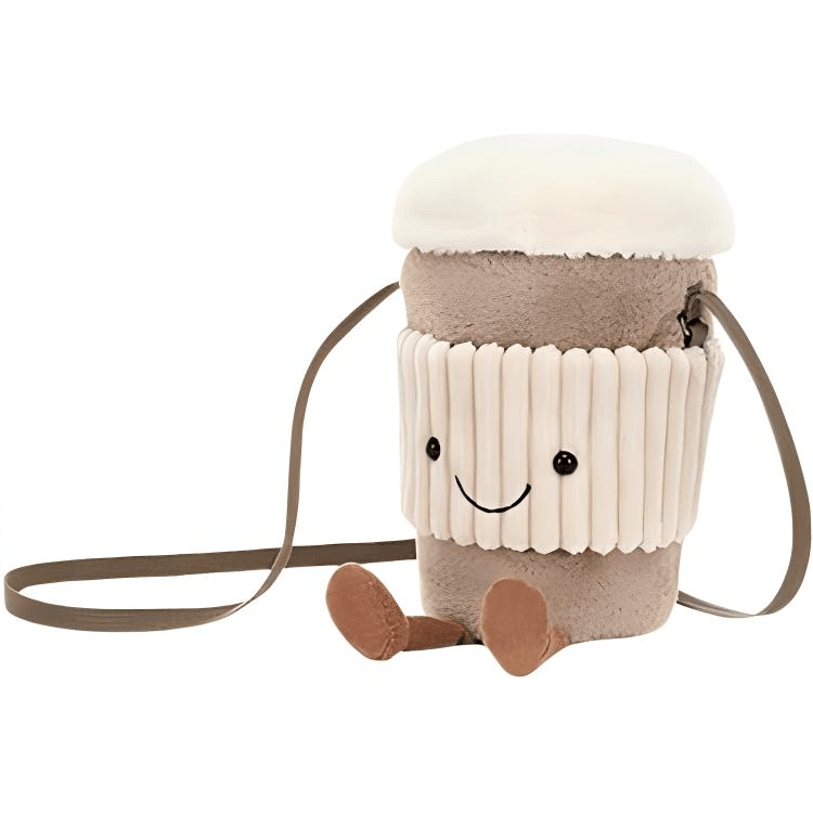 Мягкая игрушка Jellycat Fun Stuff — Кофейная кружка сумка - Boxette Shop