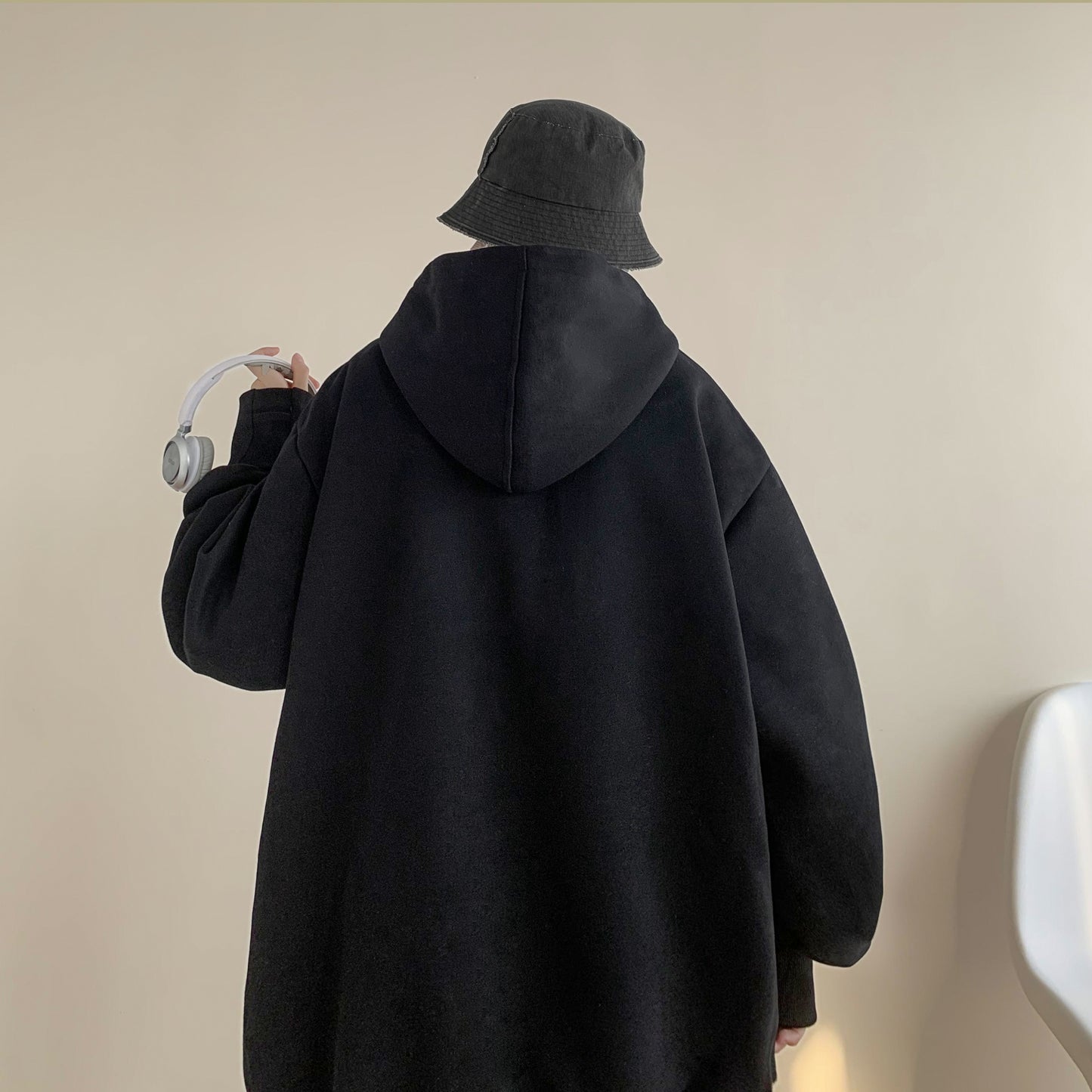 Erkaklar uchun HVGA ko'cha logotipli kapshonli