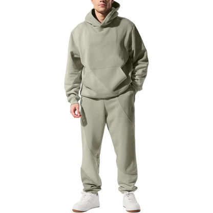 Erkaklar va ayollar uchun Alo yoga accolade rangli kaputli tasodifiy uzun yengli kozok