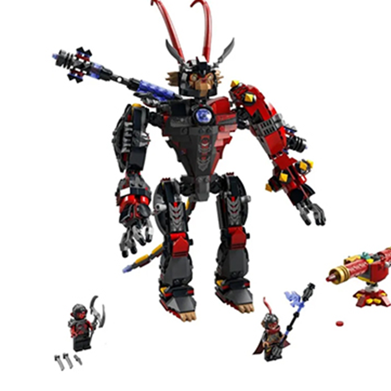 LEGO Wukong Man seriyasi: Qi Xiaotian va olti quloqli makaka Mecha (80033)
