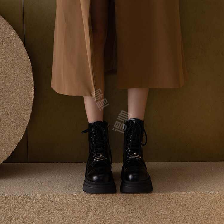 Balletcat универсальный тренд личность удобный простой минималистский британский стиль мода тенденция дышащий удобный нескользящий носить ежедневно из улицы классический универсальный из путешествия толстая подошва увеличение высоты короткие ботинки марти