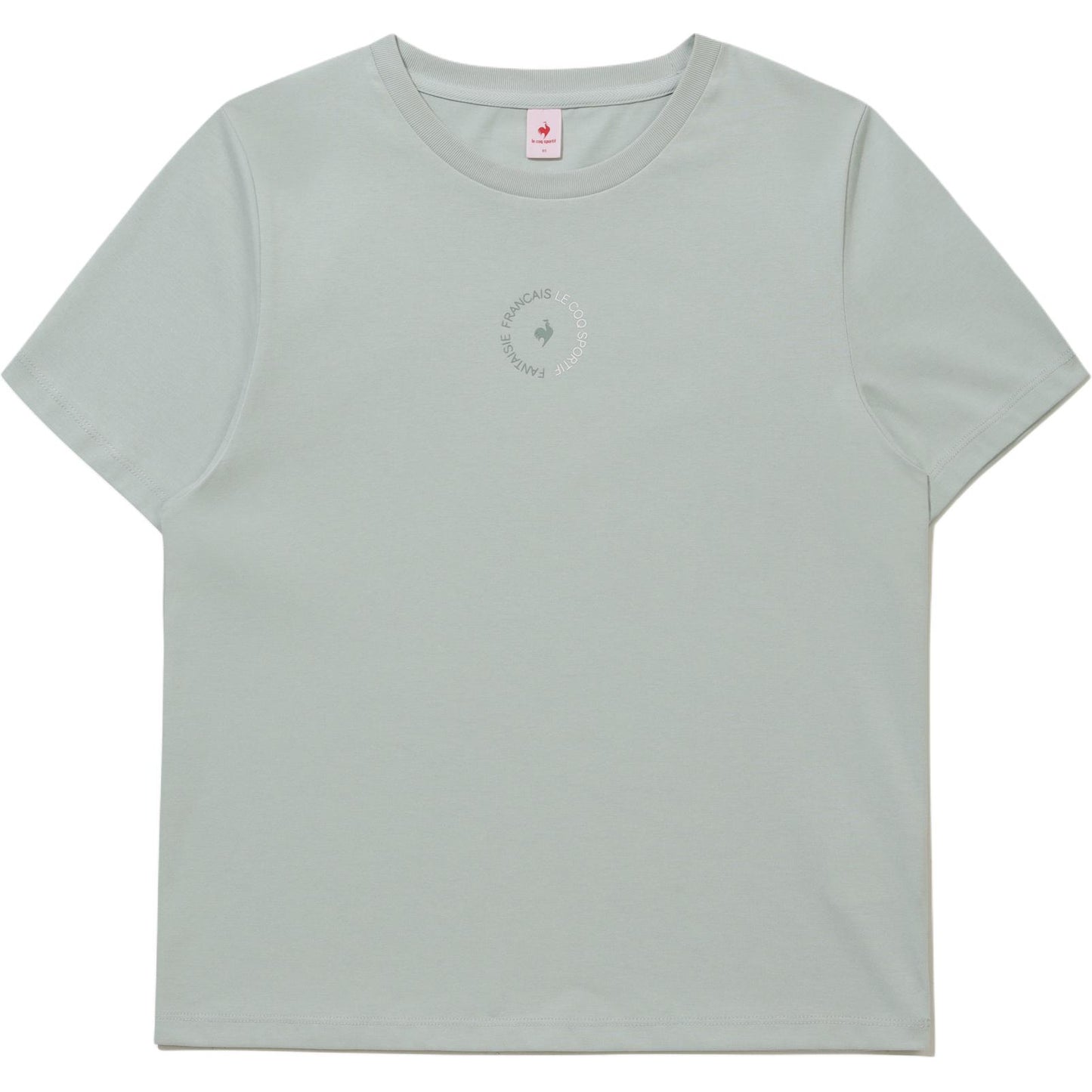 Le coq le coq sportif bosma naqshli dumaloq bo'yinli kalta yengi ayollar futbolkasi