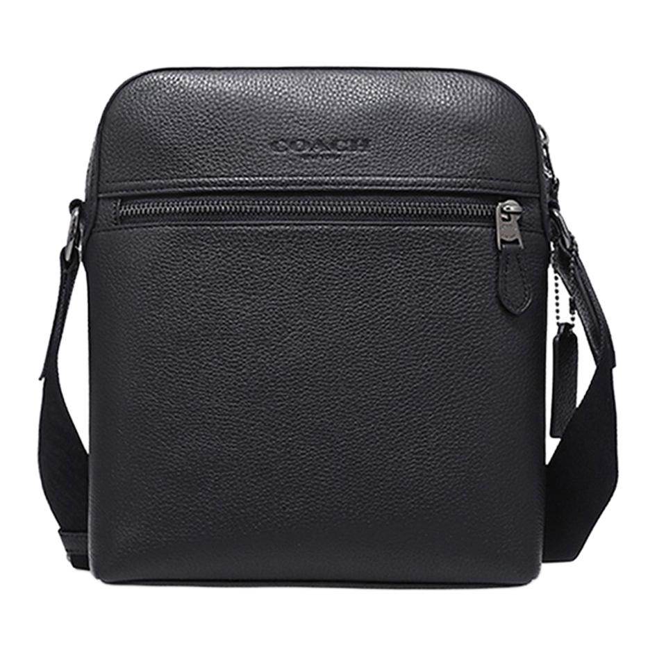 Сумка мужская Coach Houston 22 Pebbled Leather Flight - Boxette Shop