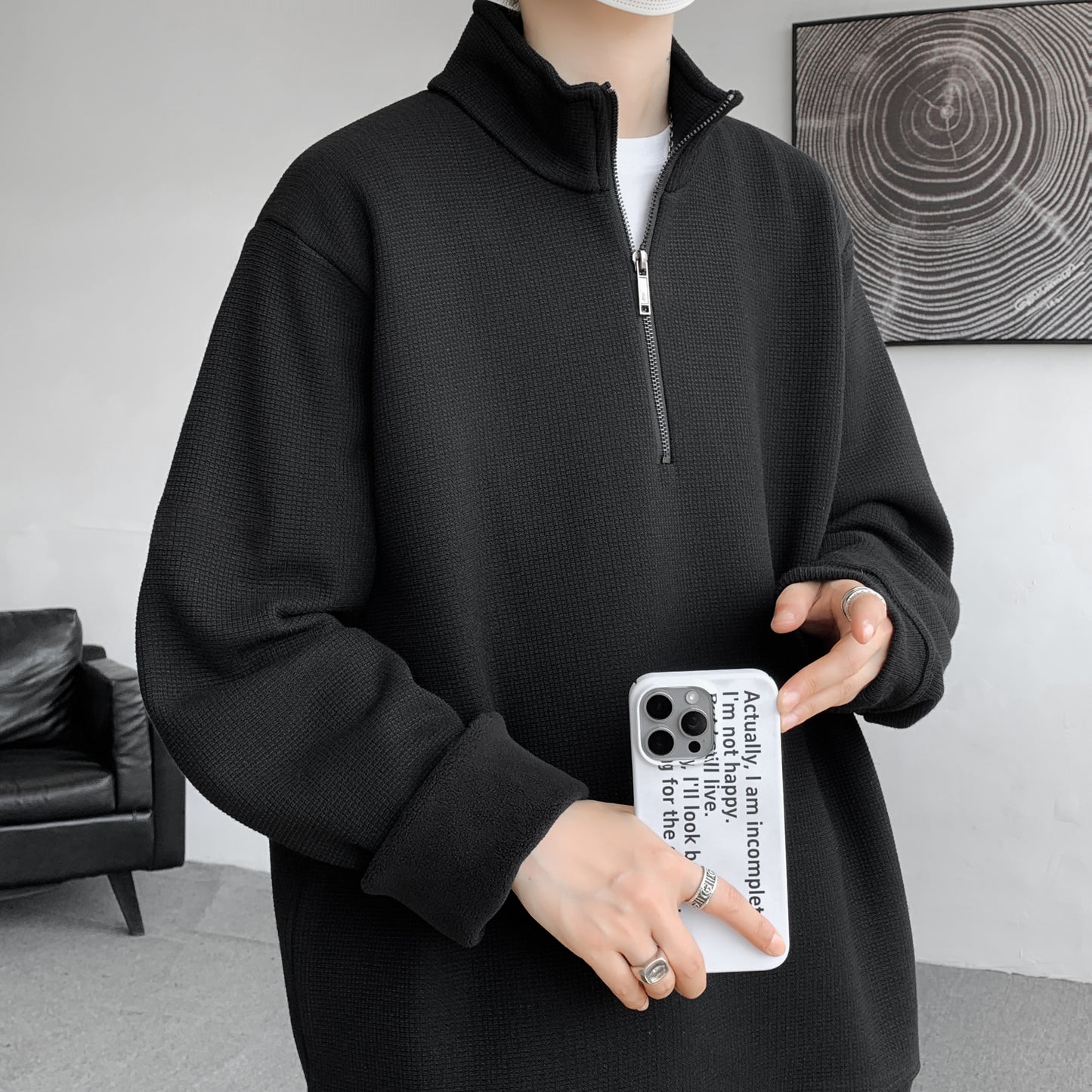 Свитшот мужской H.V.G.A Street Half-Zip