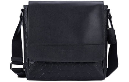 Сумка мужская Coach Houston 27 Embossed Leather Map S - Boxette Shop