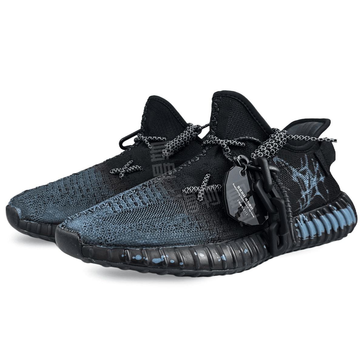 Кроссовки Adidas Originals Yeezy Boost 350 V2 Cracked Blue - Boxette Shop