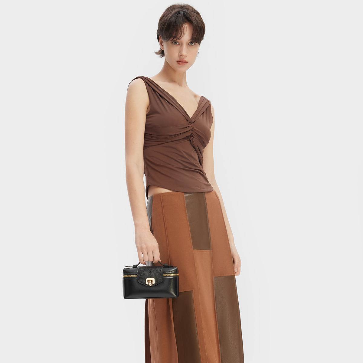 Сумка женская Charles&Keith Ck Handheld Square Box Cosmetic - Boxette Shop