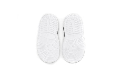 Кроссовки детские Air Jordan 1 Low Top Retro Black Red Toe - Boxette Shop