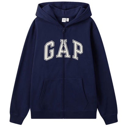 Gap осень письмо логотип принт мягкой капюшоном случайные куртка толстовка мужские и женские модели - Boxette Shop
