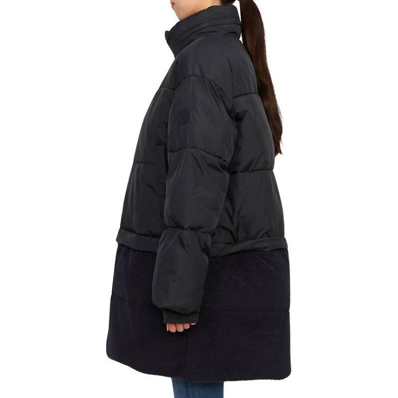 Ugg однотонная куртка на молнии женская черная