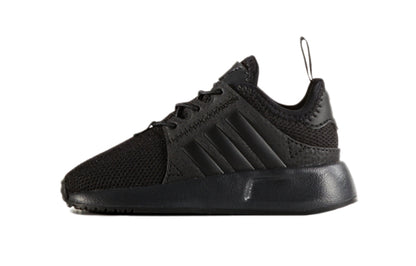 Adidas originals x_plr el i breathable mid top athletic casual shoes black infant & toddler