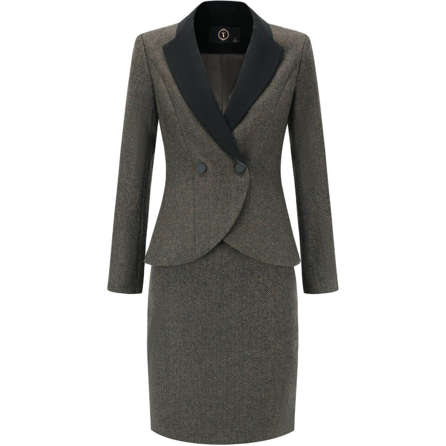 Bir sayoz mashhur rasmiy kichik parfyumeriya uslubidagi martaba ayollar kuz va qish plash temperament ma'buda model kostyum kostyum ayol modellari